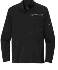 Nike Dry 1/2 Zip Cover Up - BLACK
